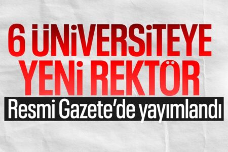 Ernennung von Rektoren an 6 Universitäten im Amtsblatt