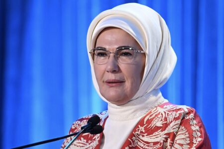 First Lady Erdoğan hatte in New York einen vollen Terminkalender