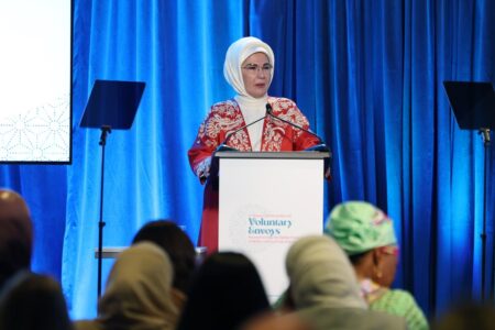 First Lady Erdoğan sprach über das Voluntary Ambassadors Project in New York
