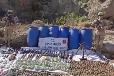 GÜRZ-Einsatz in Şırnak: Munitionsdepot der Terrororganisation wurde zerstört