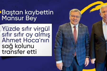 Mansur Yavaş transferierte die rechte Hand von Ahmet Davutoğlu