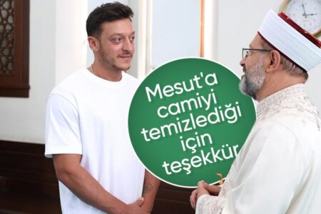 Mesut Özil traf sich mit dem Präsidenten für religiöse Angelegenheiten Erbaş
