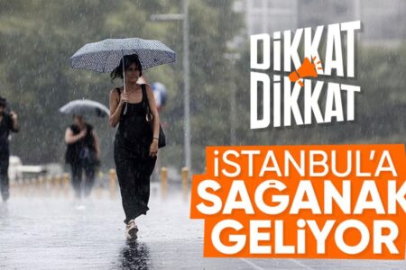 Meteorologie angekündigt: Ein Schauer zieht über Istanbul!