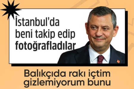 Özgür Özel wurde nicht mehr heimlich fotografiert