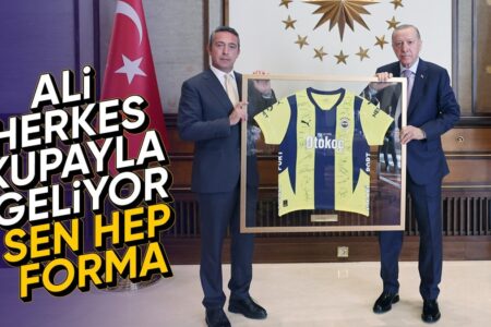 Präsident Erdoğan empfing die Delegation des Fenerbahçe-Clubs