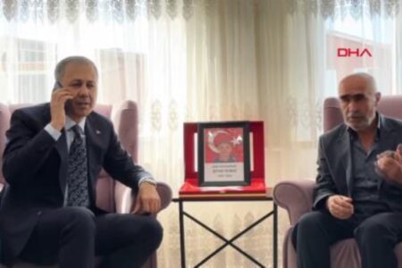 Präsident Erdoğan hat mit dem Vater der Märtyrerin Şeyda Yılmaz telefoniert