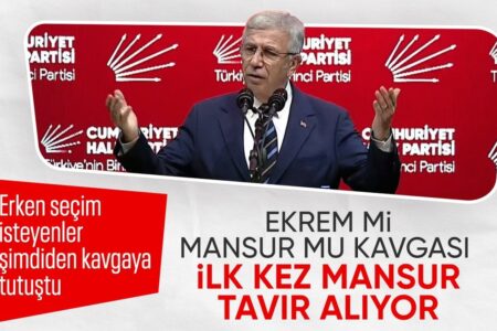 Redepolemik auf dem CHP-Kongress: Vorwurf von Mansur Yavaş, der vor 1 Stunde informiert wurde