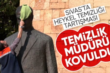 Reinigungsleiter des Atatürk-Denkmals in Sivas verbrannt: Entlassen