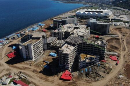 50 Prozent des Baus des Trabzon City Hospital sind abgeschlossen