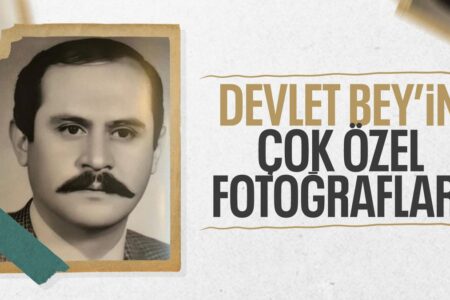 Besondere Fotos im Buch über Devlet Bahçelis Leben