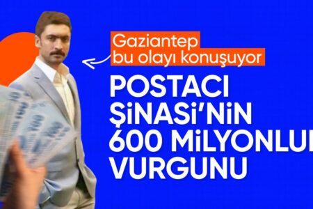 Betrügerischer Postbote machte in Gaziantep einen Gewinn von 600 Millionen Lira