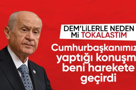 „DEM-Partei“-Erklärung von Devlet Bahçeli: Die Rede unseres Präsidenten hat mich bewegt