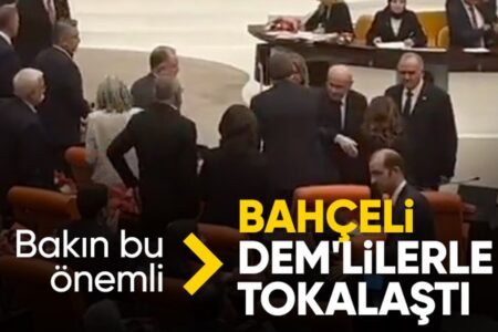 Devlet Bahçeli schüttelte DEM-Abgeordneten bei der Eröffnung der Großen Türkischen Nationalversammlung die Hand