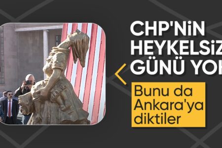 Die Ankara Metropolitan Municipality von CHP eröffnete eine Statue