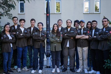 Die Hybridrakete „İstikbal“ der ITU hat den Starttest erfolgreich bestanden