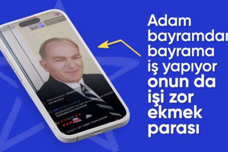 Ein Mann, der wie Atatürk aussieht, eröffnete am 29. Oktober eine Sendung und sammelte Geld