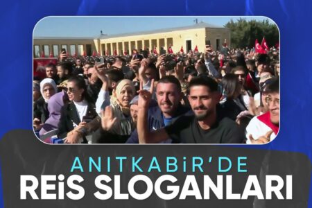 Große Liebesbekundung für Präsident Erdoğan im Anıtkabir
