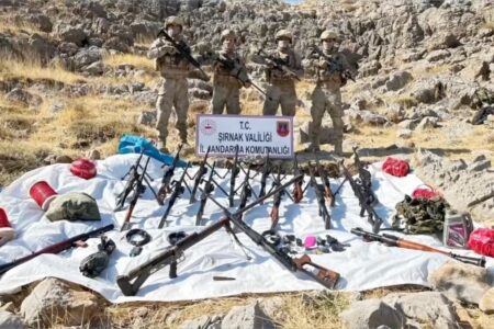 GÜRZ-Einsatz gegen Terroristen in Şırnak! 55 Höhlen und Unterstände wurden zerstört