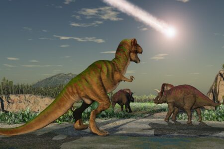 Könnte der Meteorit, der die Dinosaurier auslöschte, auch das Ende der Menschheit herbeiführen?