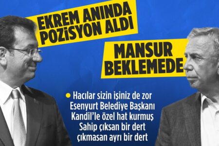 Mansur Yavaş unterstützte den Bürgermeister von Esenyurt nicht