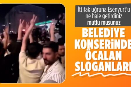 Öcalan-Parolen wurden beim CHP-Gemeindekonzert in Esenyurt gerufen