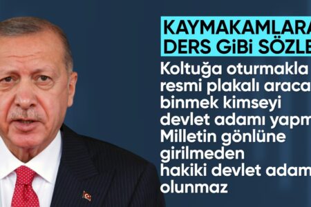 Präsident Erdoğan: Man kann kein Staatsmann werden, ohne die Herzen der Nation zu gewinnen