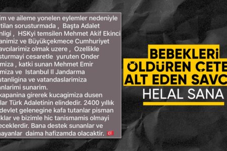 Staatsanwalt von Yenidoğan-Bande bedroht: Sie sind in die Wolfsfalle geraten, Sie sind uns in die Arme gefallen