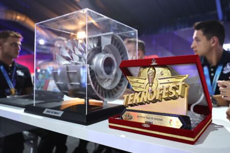 Studenten der Marineakademie belegten beim TEKNOFEST mit ihrem militärischen Turbogebläsemodul den ersten Platz