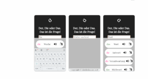 Die beste App zum Lernen der Artikel Der, Die, Das in der deutschen Sprache