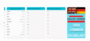 Die beste App zum Lernen von 3000 grundlegenden englisch-deutschen Wörtern