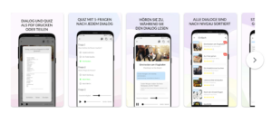 Die wichtigste App zum Erlernen der deutschen Sprache durch interaktive Dialoge und künstliche Intelligenz