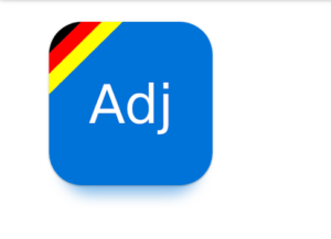 Die beste App zum sicheren Beherrschen der Adjektivendungen in der deutschen Sprache