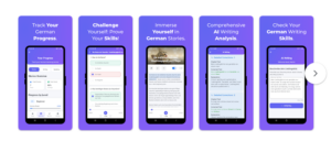 Die beste App zum Erlernen aller Deutschkenntnisse mit künstlicher Intelligenz
