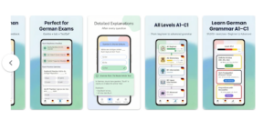 Beste App zum Erlernen der deutschen Grammatik von Niveau A1–C1