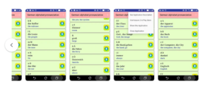 Die beste App zum Lernen der deutschen Buchstaben