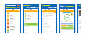 Die beste App zum Lernen der deutschen Grammatik Niveaus A1–A2–B1–B2