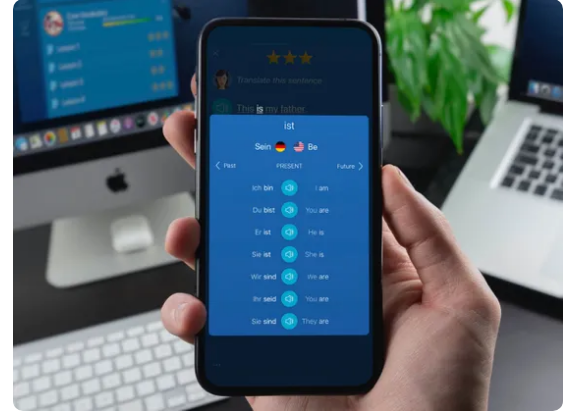 Die einfachste App, um die deutsche Grammatik von Grund auf zu beherrschen