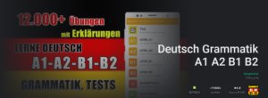 Die beste App zum Lernen der deutschen Grammatik Niveaus A1–A2–B1–B2