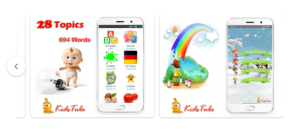 Die einfachste App zum Deutschlernen für Kinder.Die deutsche Sprache zählt zu den bedeutenden und gefragten Sprachen weltweit und erfreut